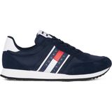 Tommy Jeans TJM Runner Casual Ess Em0em01351 herensneakers, donkerblauw, 45 EU, Donker Navy Blauw
