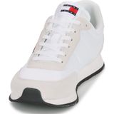 Tommy Jeans Heren TJM Runner Casual ESS Sneaker, wit, 7 UK, Wit, 40.5 EU