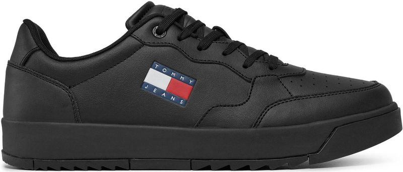 Tommy Hilfiger - EM0EM01397 - Sportschoenen - Zwart - Leer