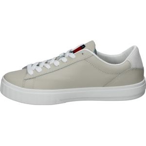Tommy Jeans Dames Tjw Cupsole Sneaker Ess En0en02508, Beige Gebleekte Steen, 41 EU