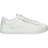 TOMMY JEANS TJW CUPSOLE SNEAKER - Ecru - Veterschoen - Plateauhak