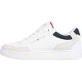 Tommy Hilfiger - Witte Leren Sneaker - Heren Sportschoenen - Leer