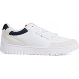 Tommy Hilfiger - Witte Leren Sneaker - Heren Sportschoenen - Leer