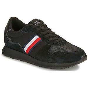 Runner sneakers TOMMY HILFIGER. Polyester materiaal. Maten 45. Zwart kleur