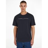 Tommy Hilfiger TJM Regular Linear Logo T-shirt - Heren - Dark Night Navy