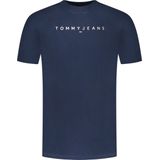 Tommy Hilfiger TJM Regular Linear Logo T-shirt - Heren - Dark Night Navy