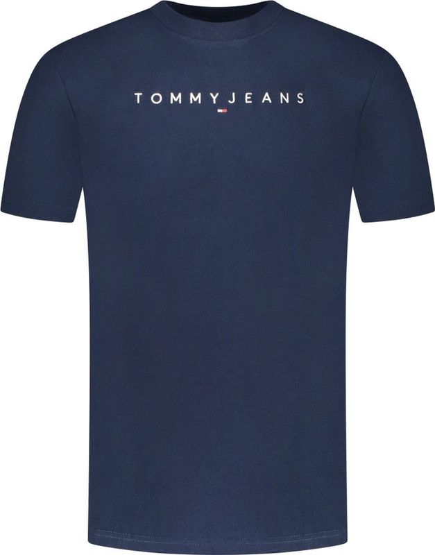 Tommy Hilfiger TJM Regular Linear Logo T-shirt - Heren - Dark Night Navy