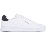 Tommy Hilfiger, Heren Court Cup Lederen Sneakers Wit, Heren, Maat:45 EU