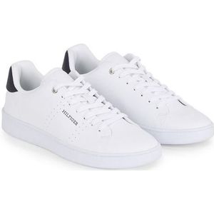 Sneakers court cup in leer TOMMY HILFIGER. Leer materiaal. Maten 45. Wit kleur