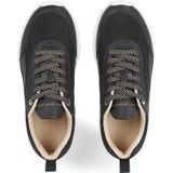 Sneakers runner chunky TOMMY HILFIGER. Leer materiaal. Maten 37. Zwart kleur