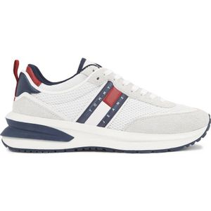 Tommy Jeans chunky leren sneakers wit