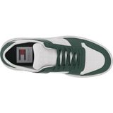 Tommy Jeans Leren Sneakers Groen/Wit