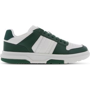 Tommy Jeans Leren Sneakers Groen/Wit