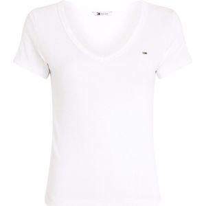 Tommy Jeans D - T-shirt - Vrouwen - YBR White