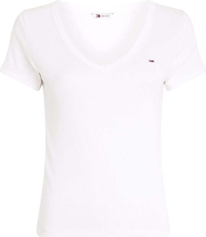 Tommy Hilfiger - DW0DW17385 - T-shirt - Met Korte Mouwen - V-hals