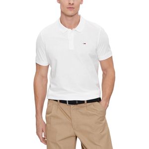 Tommy Hilfiger - Poloshirt - Wit - 100% Katoen - Korte Mouwen