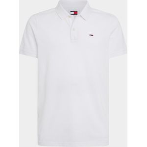 Tommy Hilfiger - Poloshirt - Wit - 100% Katoen - Korte Mouwen