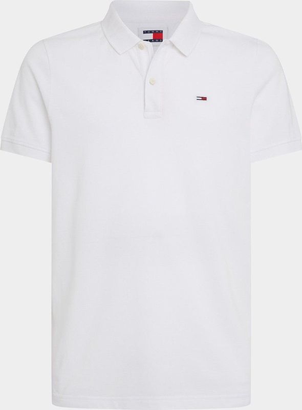 Tommy Hilfiger - Poloshirt - Wit - 100% Katoen - Korte Mouwen