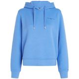 Tommy Hilfiger - Hoodie - Donkerblauw - Biologisch Katoen en Gerecycled Polyester