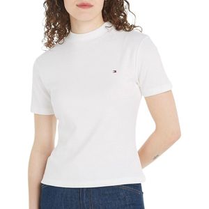 Tommy Hilfiger - T-shirt - Wit - Katoen - Klassiek Design