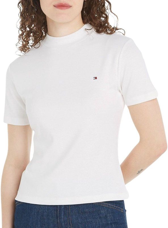 Tommy Hilfiger - Nieuwe Slim Cody - Top - Wit - Gebreid