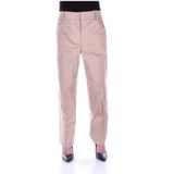 Pantalon - Effen - Katoen - 7/8 Lengte - Mid Waist