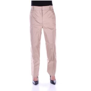 Pantalon - Effen - Katoen - 7/8 Lengte - Mid Waist