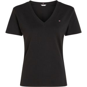 Tommy Hilfiger - Nieuwe Slim Cody - Gebreide Top - Zwart - Dames
