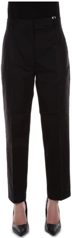 Tommy Hilfiger Slim Straight Co Chino voor dames, Zwart, 58