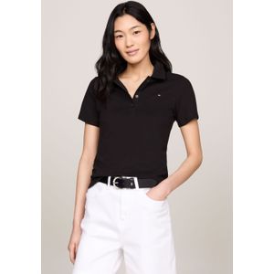 Tommy Hilfiger Poloshirt "1985 SLIM PIQUE POLO SS", mit Tommy Hilfiger Logo-Flag