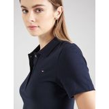 Tommy Hilfiger - Polojurk - Donkerblauw - Katoen/Elastaan