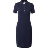 Tommy Hilfiger - Polojurk - Donkerblauw - Katoen/Elastaan