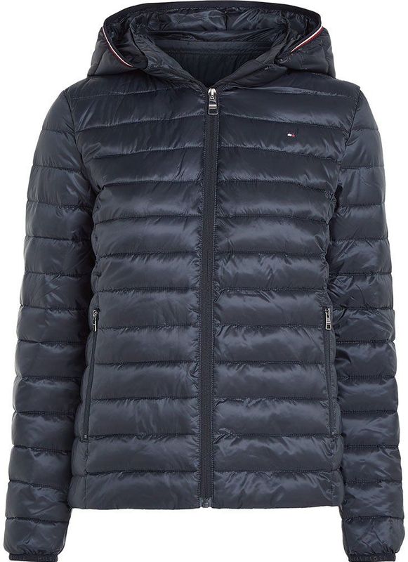 Tommy Hilfiger - WW0WW42046 Jas - Zwart - Gerecycled Polyester - Casual