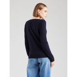 Tommy Hilfiger Strickpullover »CO JERSEY STITCH V-NK SWEATER«, mit Tommy Hilfiger Logo-Flag