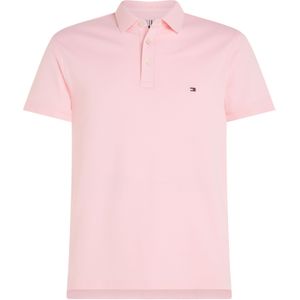 Tommy Hilfiger Heren 1985 Slim Polo S/S Polo's, Roze, XS, Roze (Romantisch Roze), XS