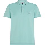 Tommy Hilfiger 1985 Slim Polo - heren poloshirt - licht aqua