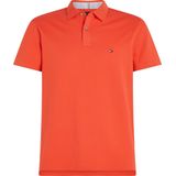Tommy Hilfiger 1985 Regular Polo - heren poloshirt - zonnig oranje