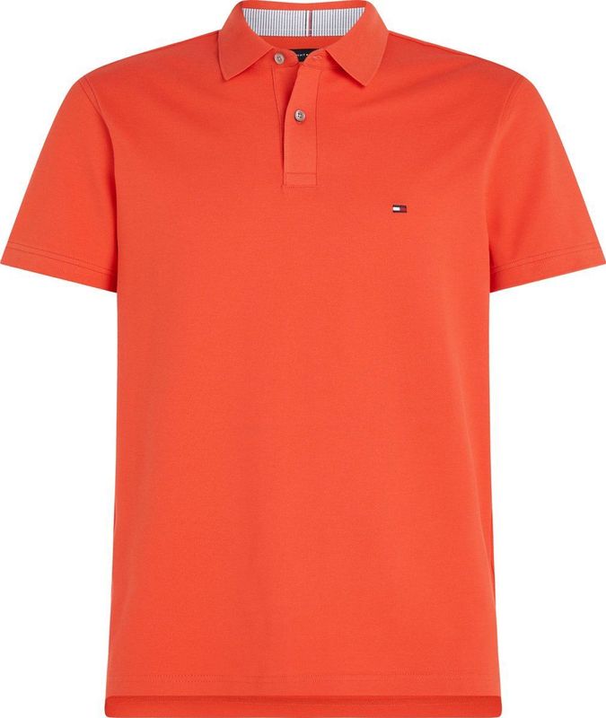 Tommy Hilfiger 1985 Regular Polo - heren poloshirt - zonnig oranje