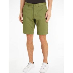 Straight leg korte chino met achterzakken, model 'HARLEM'