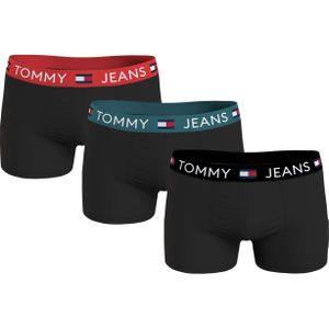 Tommy Hilfiger - Trunk - Boxershorts - Zwart - 3-Pack met Logo Tailleband