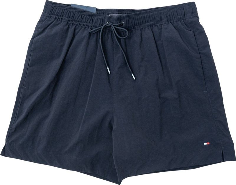 Tommy Hilfiger - Drawstring - Zwembroek - Donkerblauw - Katoen