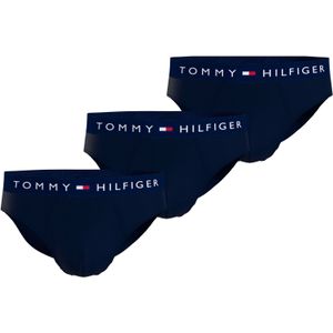 Tommy Hilfiger - UM0UM03182 - Set 3 Zwarte Slips - Katoen - Duurzaam