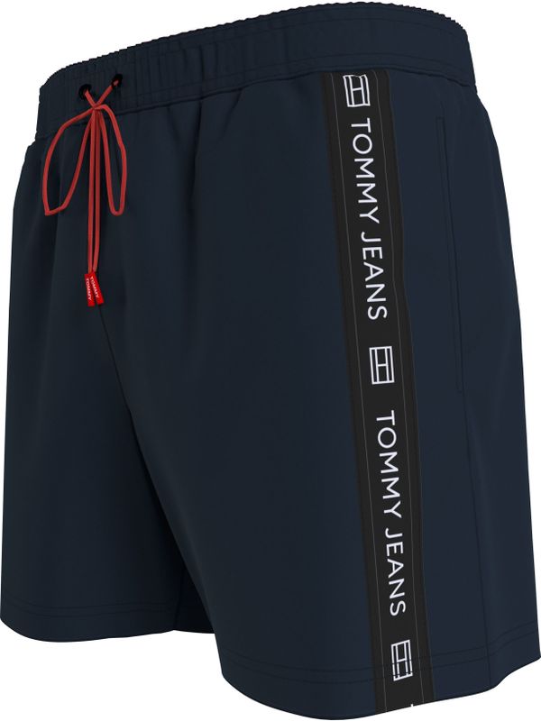 Tommy Hilfiger - Heren Zwemshort - Blauw - Polyester - Met Mesh Binnenbroek