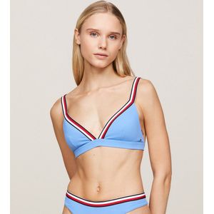 TOMMY HILFIGER - Bikini-BH Global Stripe - Lichtblauw - 75% Polyamide, 25% Elasthan