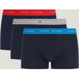 Tommy Hilfiger - Trunk - Boxershorts - Blauw/Lichtblauw/Rood - 3-Pack