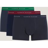 Tommy Hilfiger - Trunk - Boxershorts - Blauw/Lichtblauw/Rood - 3-Pack