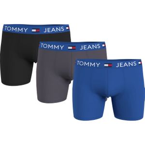 Tommy Jeans Boxershorts voor heren, Zwart/Drk Ash/Empr Blu, S