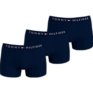 Tommy Hilfiger - 3p Trunk - Boxershorts - Sky - Biologisch Katoen