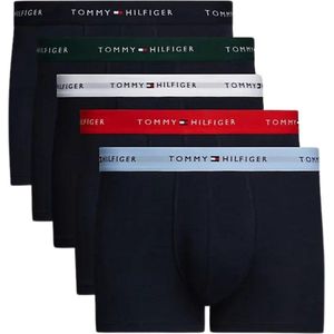 Tommy Hilfiger 5 Pack Heren Trunks Boxers Combi zwart