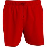 Tommy Hilfiger - Original Logo - Zwemshort - Rood - Elastische Tailleband